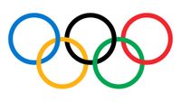 The Olympic rings design